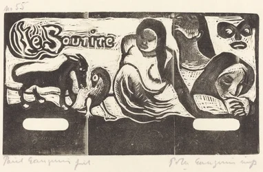 Page de titre pour Le Sourire, vers 1895
