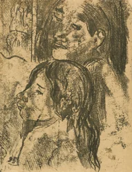 Deux Marquisiens [recto], vers 1902