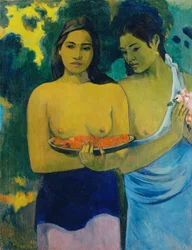 Deux femmes tahitiennes