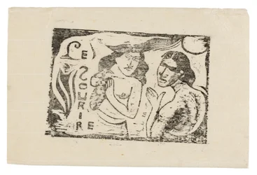 Deux femmes bavardant, bandeau pour Le Sourire