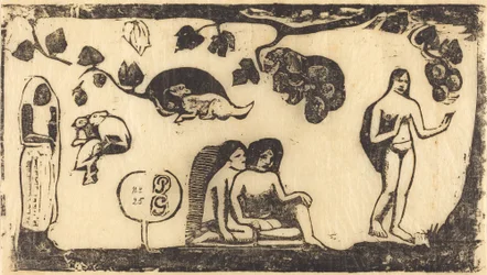 Femmes, animaux et feuillages