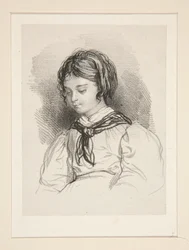 Buste de petite fille