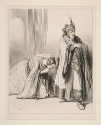 (La jeune princesse) Me faudra-t-il expirer de douleur à vos pieds, Seigneur...