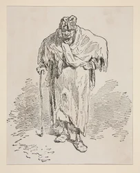 Vieille mendiante