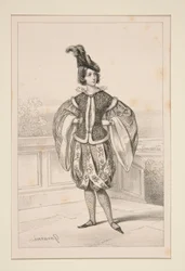 Costume de Mme la Marquise de L..