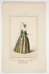 Costume de Mme Gondelaurier, joué par Mme Dabadier