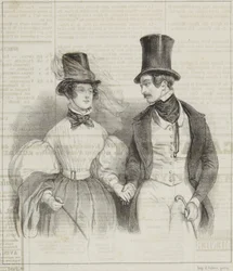 «Costumes du Matin» de la série «Revue Fashionable»