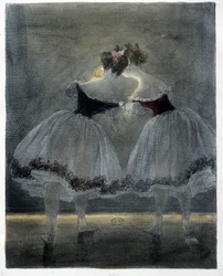 Danseurs de Gavarni - XIXe siècle