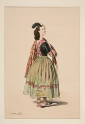 IRLANDAISE. Bonnet de laine. ...