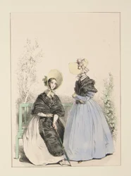Juillet 1837. Chapeaux de paille. ...