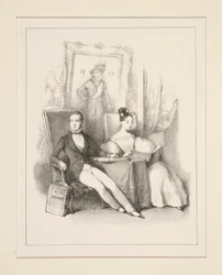 Le Frère et la Sœur / Prague (Henri, Comte de Chambord et la Duchesse de Parme enfants)