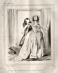 Les Actrices : Sac à papier ! Monsieur Montmirail comme vous sanglez ma Majesté !