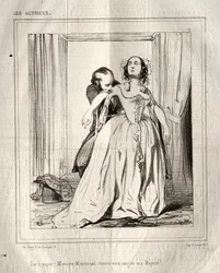 Les Actrices : Sac à papier ! Monsieur Montmirail comme vous sanglez ma Majesté !, 1843