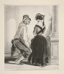 Madame cherche un monsieur ? - Deux messieurs.