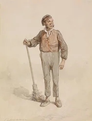 Homme au balai
