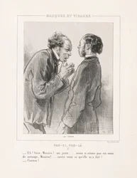 Masques et Visages : Par-ci, Par-là, 1850s