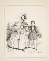 NÉGLIGÉ DU MATIN. 1835.