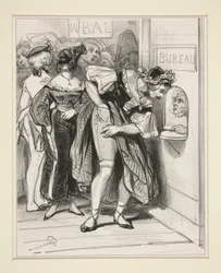 No. 1 - Un cavalier et une dame