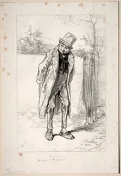 Physionomies parisiennes : Au Marais. Ici, Azor! ici!, 1857-58