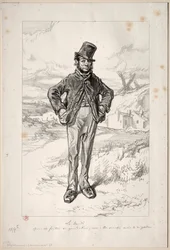 Physionomies parisiennes : Le Lundi, 1857-58