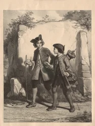 Rousseau et son ami Bacle