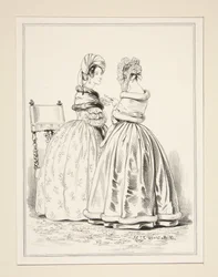 Ruban et bonnet de paysanne...