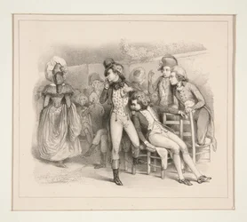 Une jolie femme en 1790