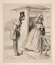 Une femme charmante vous a remarqué ; vous la suivez longtemps...