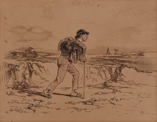 Jeune homme avec un sac à dos