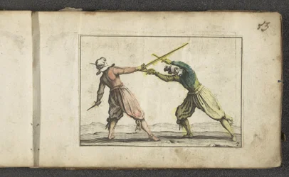 Deux acteurs en combat Ein Newes Reissbüchlein für die Jugent (titre de la série)