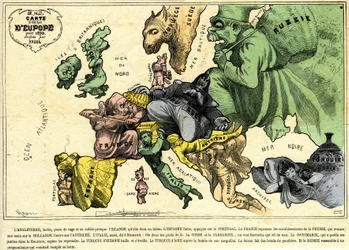 Carte humoristique de l