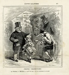 Illustration de Hadol (1835-1875) dans Le Charivari