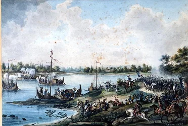 Traversée du Pô à Plaisance