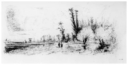 Saulaie des environs de Paris, vers 1820-1870, 1924