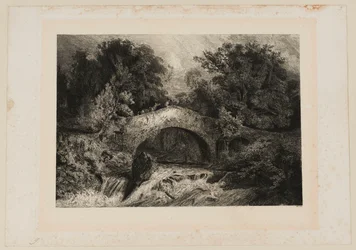 Un pont en Auvergne. Beraldi 64 IFF 44