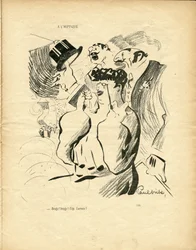 Illustration de Paul Iribe (1883-1935) dans Le Canard sauvage