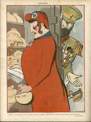 Illustration de Paul Iribe dans Le Rire