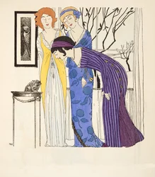 Trois robes empire de Les Robes de Paul Poiret pub. 1908