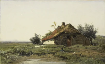 Ferme en plein champ