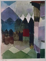 Vent de foehn dans le jardin de Franz Marc