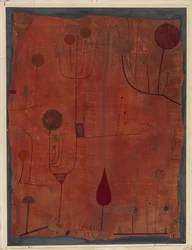 Fruits sur rouge, 1930