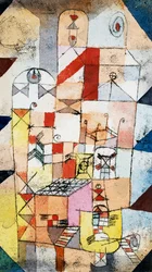 Intérieur de maison, vers 1919