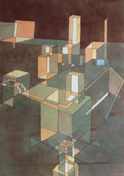 Ville italienne par Paul Klee (1879-1940)