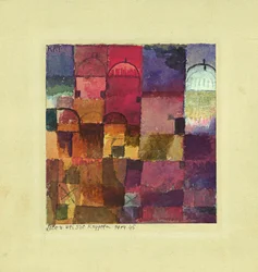 Coupoles rouges et blanches, 1914