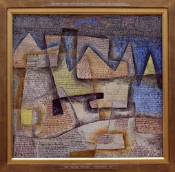 Côte rocheuse. Peinture de Paul Klee (1879-1940)