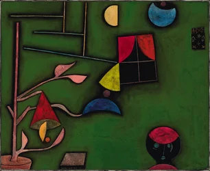 Nature Morte avec Plante et Fenêtre