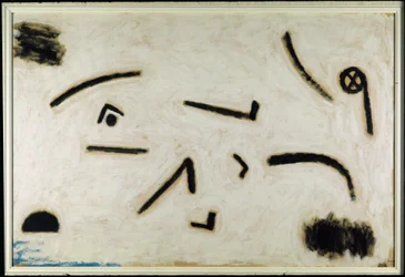 Sans titre (signes sur fond noir), vers 1940