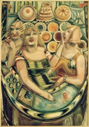 Trois serveuses de bar