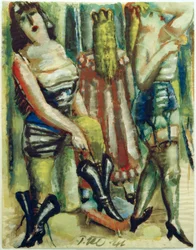 Trois femmes dans la loge