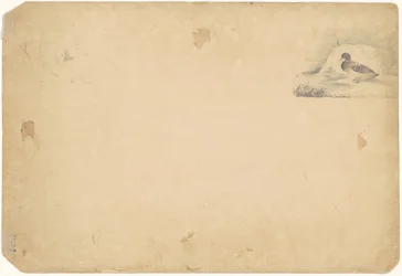 Un canard et un cerf [verso]